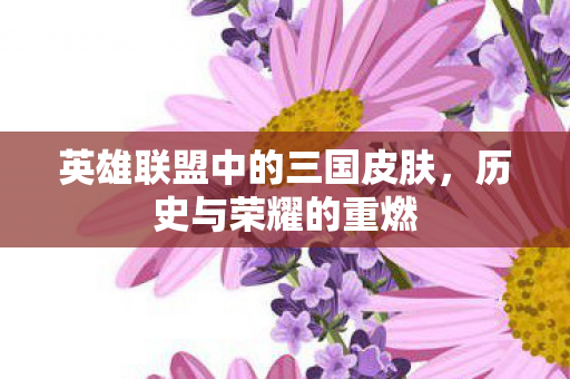 英雄联盟中的三国皮肤,历史与荣耀的重燃 英雄联盟中的三国皮肤,历史与荣耀的重燃