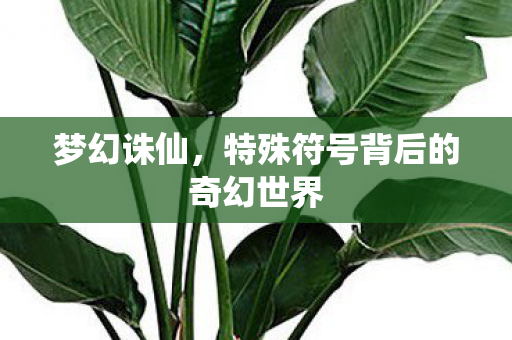 梦幻诛仙,特殊符号背后的奇幻世界 梦幻诛仙,特殊符号背后的奇幻世界