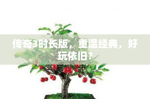 传奇3时长版，重温经典，好玩依旧？