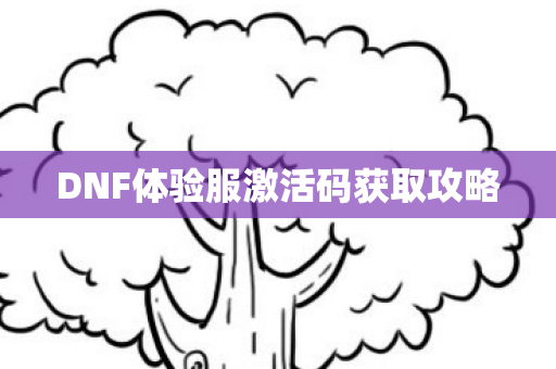 DNF体验服激活码获取攻略 DNF体验服激活码获取攻略