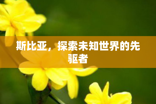 斯比亚，探索未知世界的先驱者