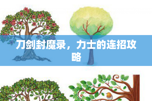 刀剑封魔录，力士的连招攻略