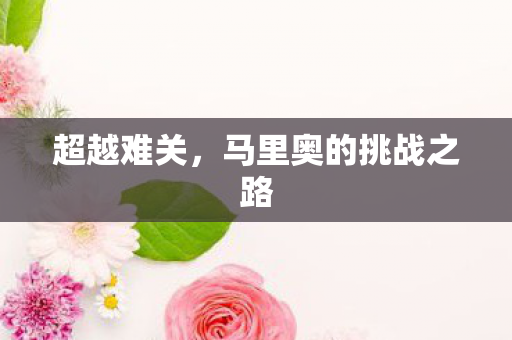 超越难关,马里奥的挑战之路 超越难关,马里奥的挑战之路