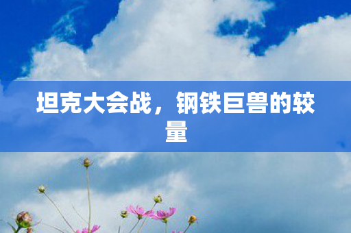 坦克大会战，钢铁巨兽的较量