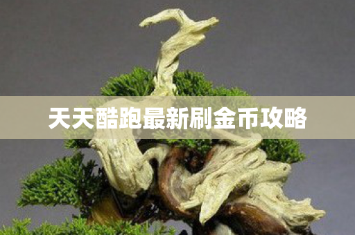 天天酷跑最新刷金币攻略