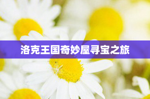 洛克王国奇妙屋寻宝之旅