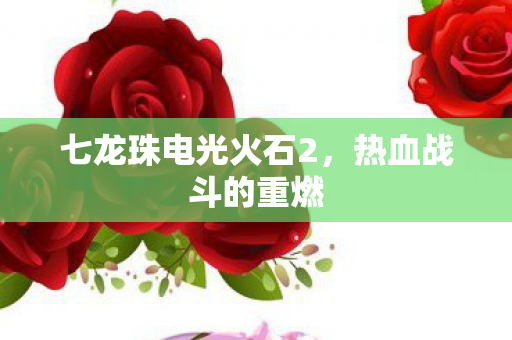 七龙珠电光火石2，热血战斗的重燃