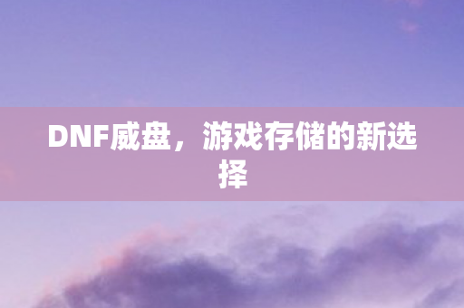 DNF威盘,游戏存储的新选择 DNF威盘,游戏存储的新选择