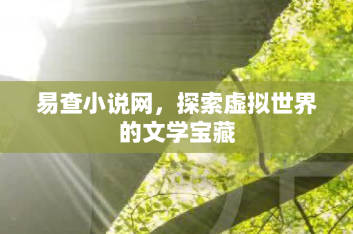 易查小说网,探索虚拟世界的文学宝藏 易查小说网,探索虚拟世界的文学宝藏
