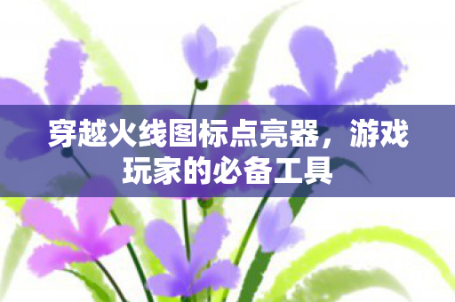 穿越火线图标点亮器，游戏玩家的必备工具