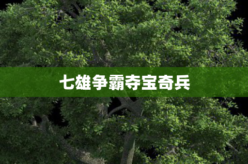 七雄争霸夺宝奇兵 七雄争霸夺宝奇兵
