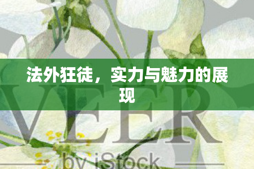 法外狂徒,实力与魅力的展现 法外狂徒,实力与魅力的展现