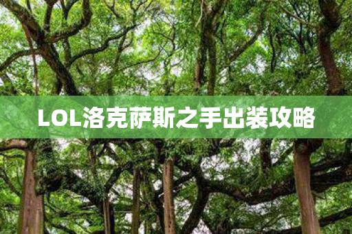 LOL洛克萨斯之手出装攻略 LOL洛克萨斯之手出装攻略