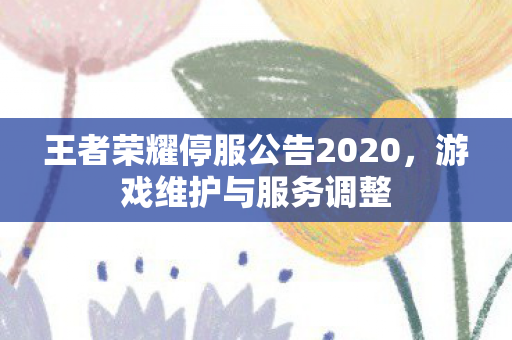 王者荣耀停服公告2020,游戏维护与服务调整 王者荣耀停服公告2020,游戏维护与服务调整