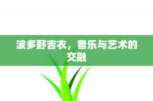 波多野吉衣,音乐与艺术的交融 波多野吉衣,音乐与艺术的交融