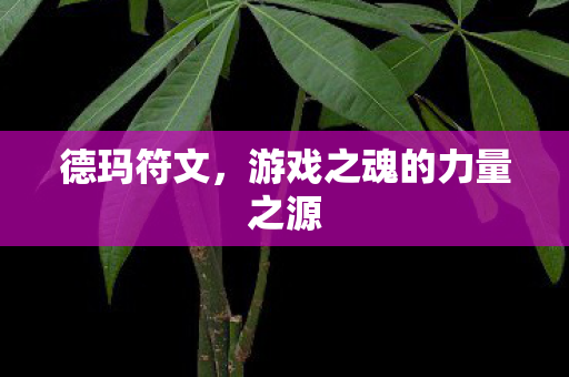德玛符文,游戏之魂的力量之源 德玛符文,游戏之魂的力量之源