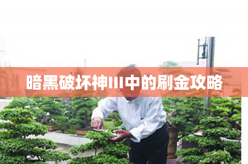 暗黑破坏神III中的刷金攻略 暗黑破坏神III中的刷金攻略