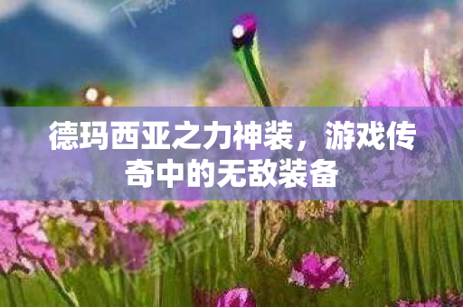 德玛西亚之力神装，游戏传奇中的无敌装备