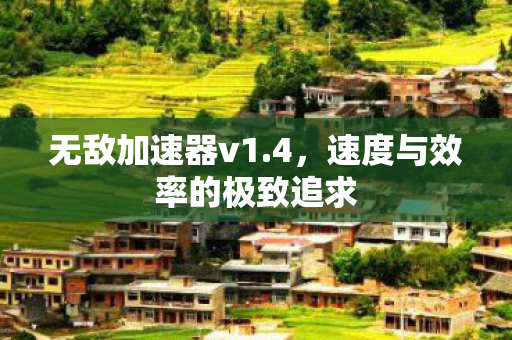 无敌加速器v1.4,速度与效率的极致追求 无敌加速器v1.4,速度与效率的极致追求