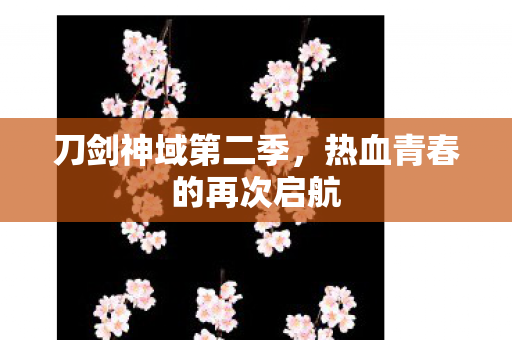 刀剑神域第二季,热血青春的再次启航 刀剑神域第二季,热血青春的再次启航