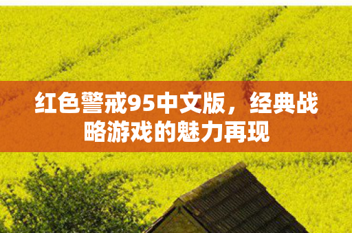 红色警戒95中文版,经典战略游戏的魅力再现 红色警戒95中文版,经典战略游戏的魅力再现
