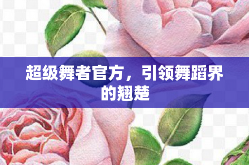 超级舞者官方,引领舞蹈界的翘楚 超级舞者官方,引领舞蹈界的翘楚