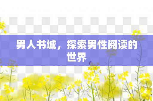 男人书城,探索男性阅读的世界 男人书城,探索男性阅读的世界