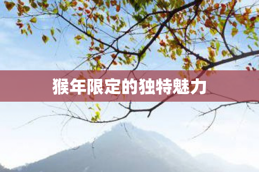 猴年限定的独特魅力 猴年限定的独特魅力