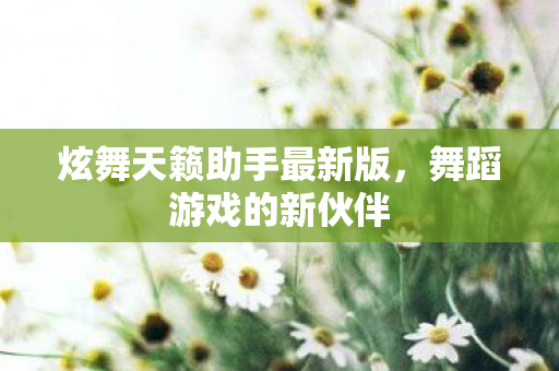炫舞天籁助手最新版,舞蹈游戏的新伙伴 炫舞天籁助手最新版,舞蹈游戏的新伙伴