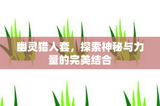 幽灵猎人套,探索神秘与力量的完美结合 幽灵猎人套,探索神秘与力量的完美结合