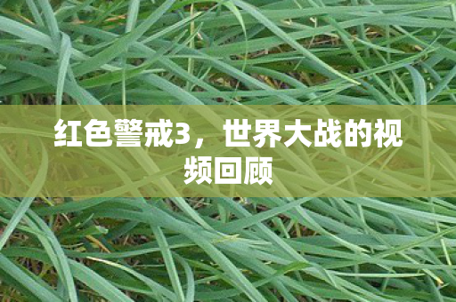 红色警戒3,世界大战的视频回顾 红色警戒3,世界大战的视频回顾