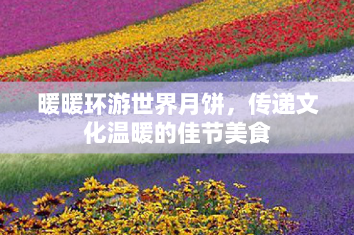 暖暖环游世界月饼,传递文化温暖的佳节美食 暖暖环游世界月饼,传递文化温暖的佳节美食