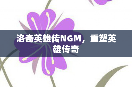 洛奇英雄传NGM，重塑英雄传奇