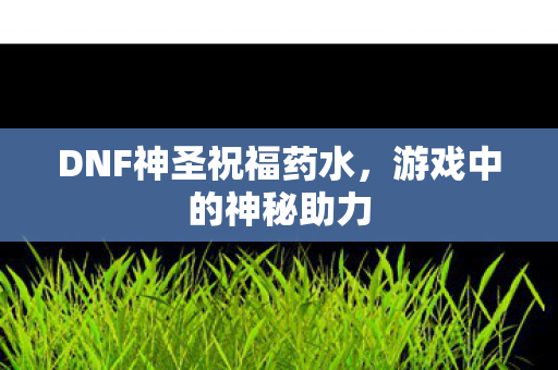 DNF神圣祝福药水,游戏中的神秘助力 DNF神圣祝福药水,游戏中的神秘助力