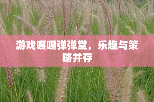 游戏嘎嘎弹弹堂,乐趣与策略并存 游戏嘎嘎弹弹堂,乐趣与策略并存