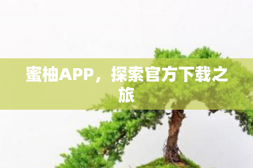 蜜柚APP,探索官方下载之旅 蜜柚APP,探索官方下载之旅