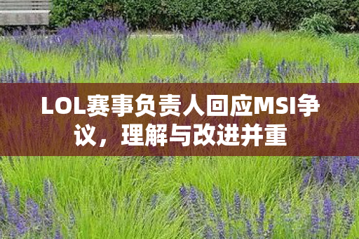 LOL赛事负责人回应MSI争议,理解与改进并重 LOL赛事负责人回应MSI争议,理解与改进并重