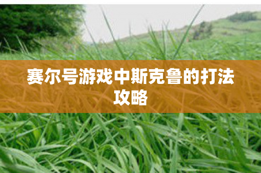 赛尔号游戏中斯克鲁的打法攻略 赛尔号游戏中斯克鲁的打法攻略