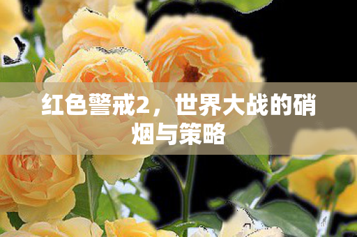 红色警戒2，世界大战的硝烟与策略