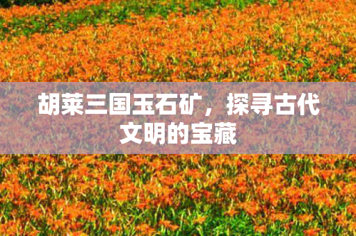 胡莱三国玉石矿，探寻古代文明的宝藏