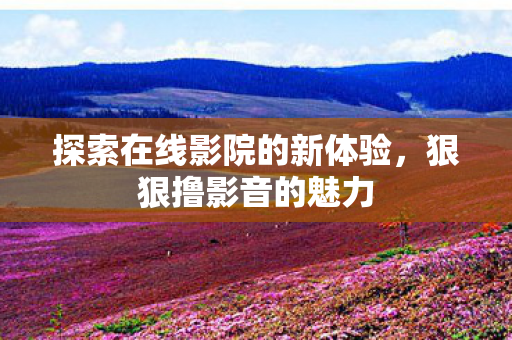 探索在线影院的新体验，狠狠撸影音的魅力