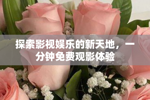 探索影视娱乐的新天地，一分钟免费观影体验