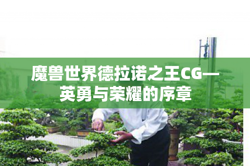 魔兽世界德拉诺之王CG—英勇与荣耀的序章