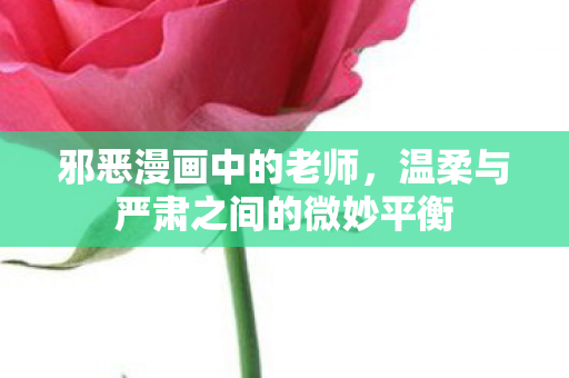 邪恶漫画中的老师，温柔与严肃之间的微妙平衡