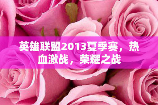 英雄联盟2013夏季赛,热血激战,荣耀之战 英雄联盟2013夏季赛,热血激战,荣耀之战