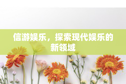 信游娱乐,探索现代娱乐的新领域 信游娱乐,探索现代娱乐的新领域