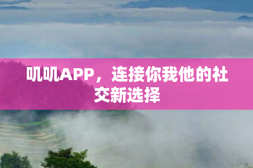 叽叽APP,连接你我他的社交新选择 叽叽APP,连接你我他的社交新选择