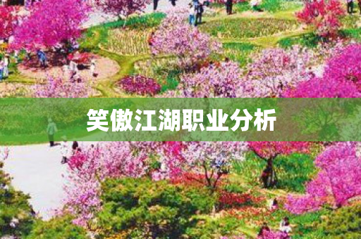 笑傲江湖职业分析 笑傲江湖职业分析