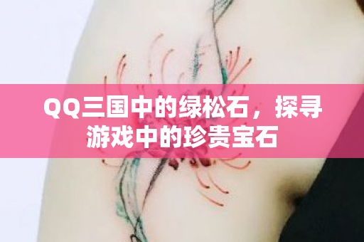 QQ三国中的绿松石,探寻游戏中的珍贵宝石 QQ三国中的绿松石,探寻游戏中的珍贵宝石