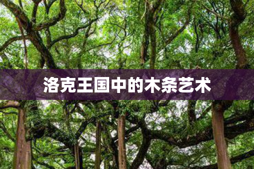 洛克王国中的木条艺术 洛克王国中的木条艺术
